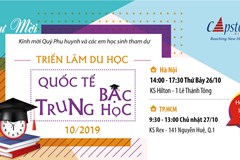  Triển lãm du học Quốc tế bậc Trung học 102019